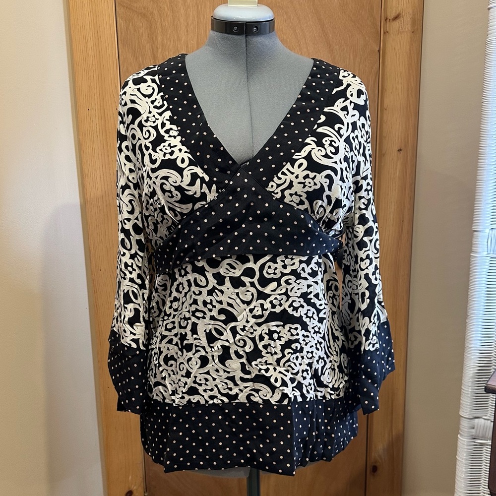 Hanna G Silk Blouse XL